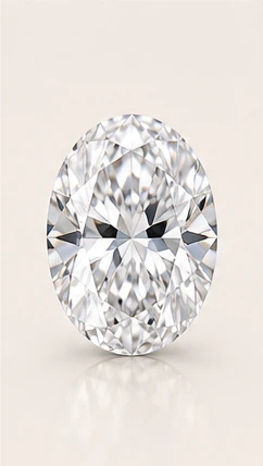 Oval diamond shape