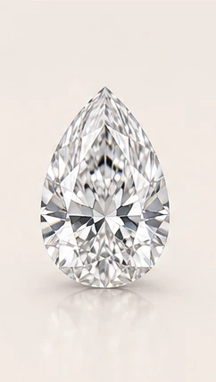 Pear diamond shape