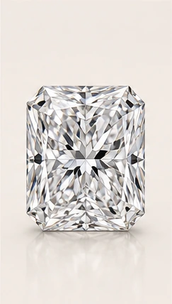 Radiant diamond shape